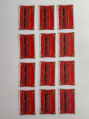 Ticket to Ride Europe Replacement Train Car Cards - Red